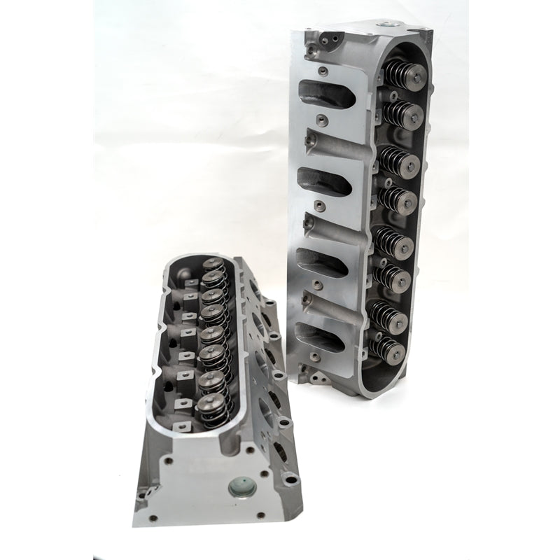 Brawler LS6 Style CNC Ported Cylinder Heads w/ TSP .660" Spring Kit and Titanium Retainers