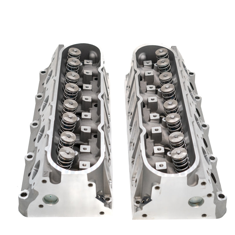 Brawler LS6 Style CNC Ported Cylinder Heads w/ TSP .660" Spring Kit and Titanium Retainers