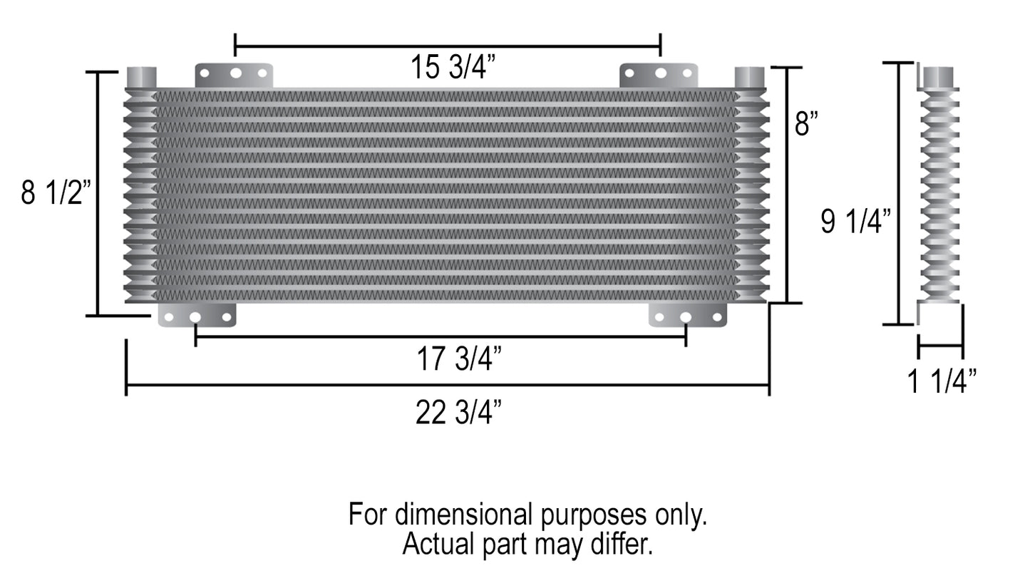 Derale 9500 Series Transmission Cooler
