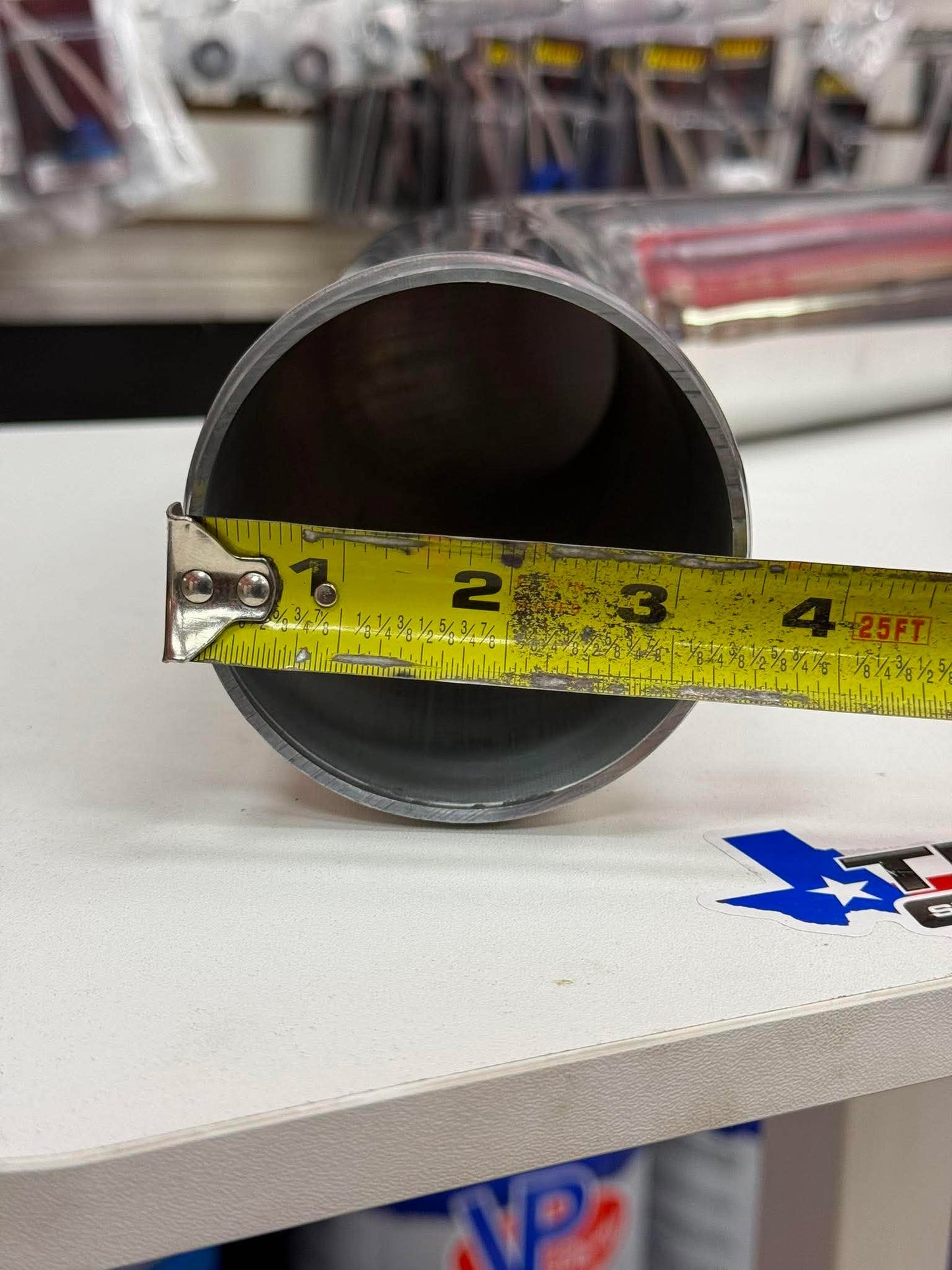 Mandrel Bent Aluminum 90° Bend, 3.5"