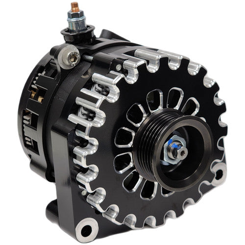 Mechman 250 Amp Black Billet High Output Alternator For GM Truck