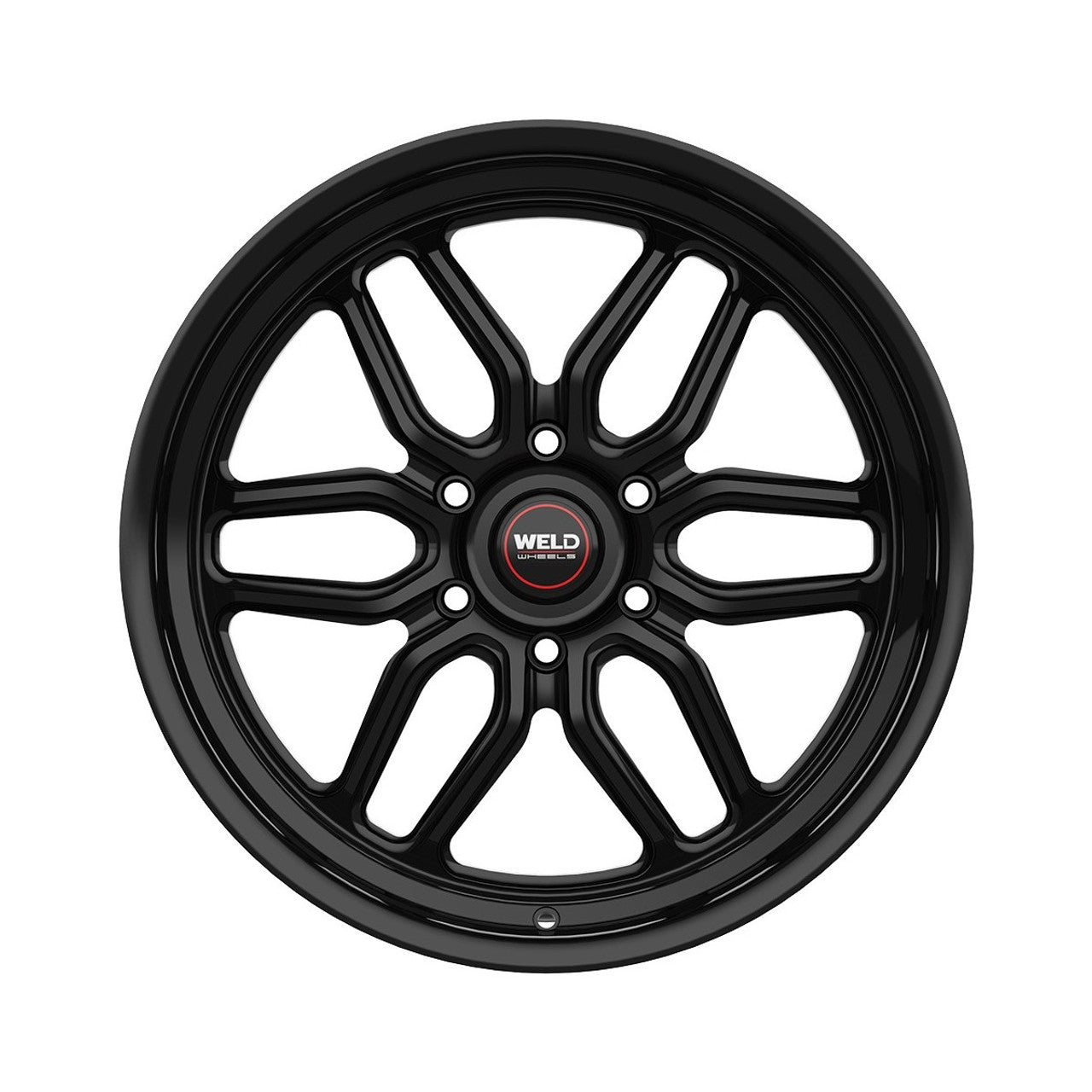 Weld Laguna 6 Gloss Black Ford 6x135