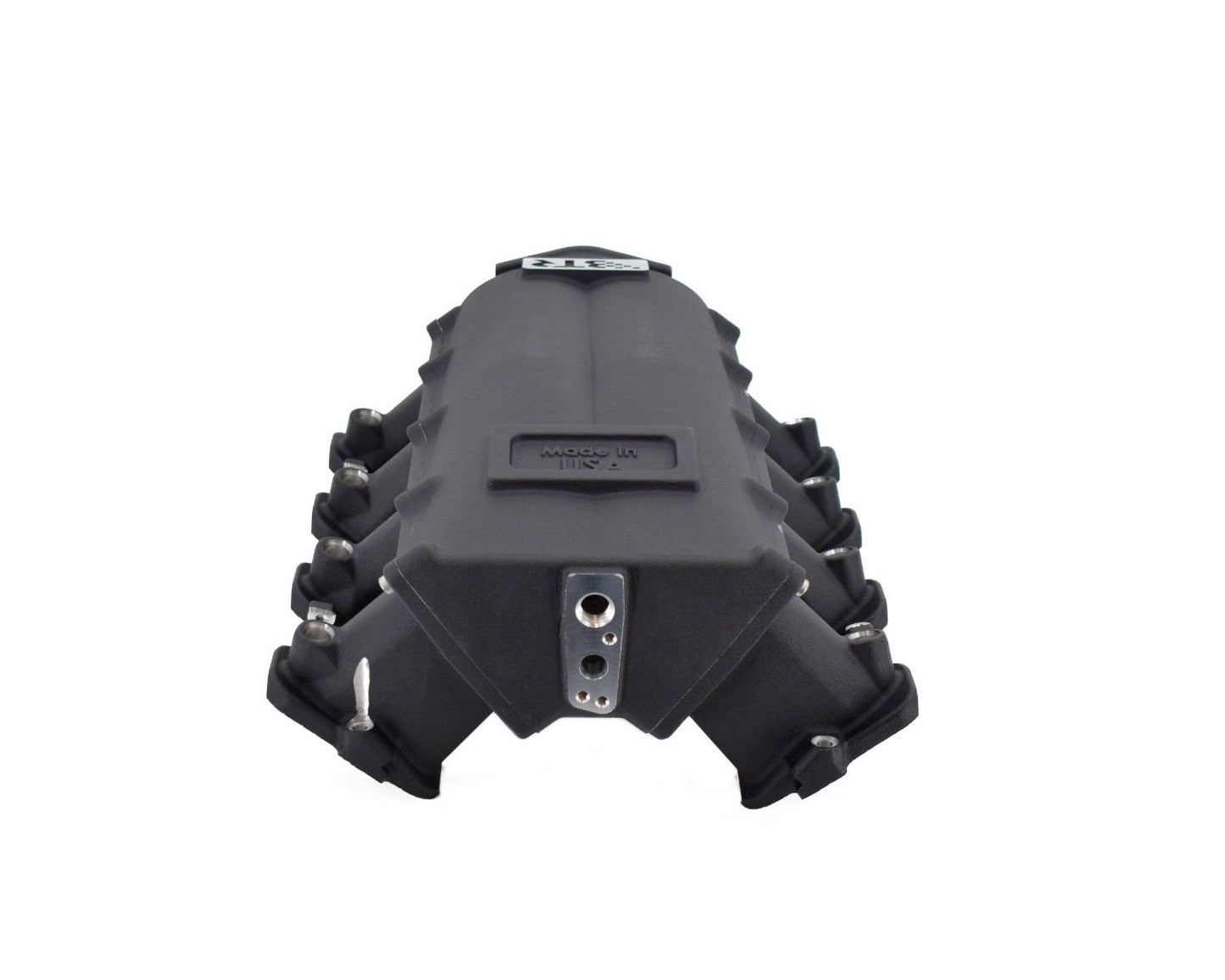 BTR TRINITY INTAKE MANIFOLD FOR CATHEDRAL PORT ENGINES - BLACK - WITH FUEL RAILS