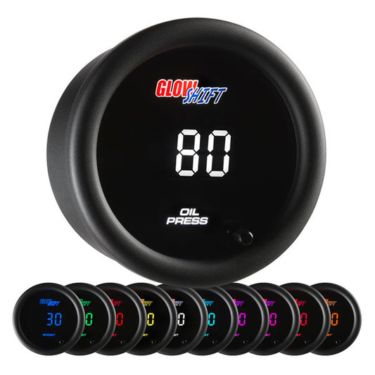 10 Color Digital Oil Pressure Gauge GS-TCD04