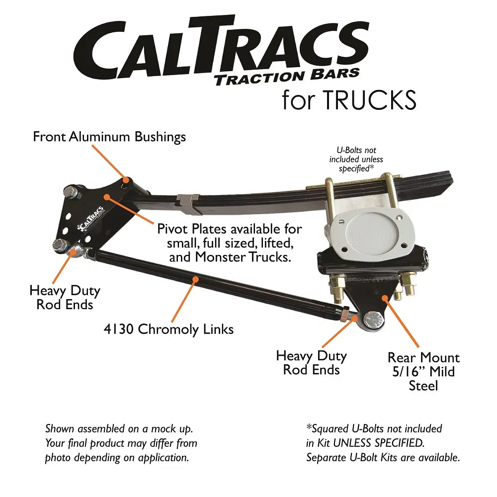 Caltracs Traction Bars 1992-2004 Chevrolet S10/Sonoma / 1982-1994 Chevrolet Blazer / 1982-2004 GMC Sonoma / 1982-2004 GMC S-15