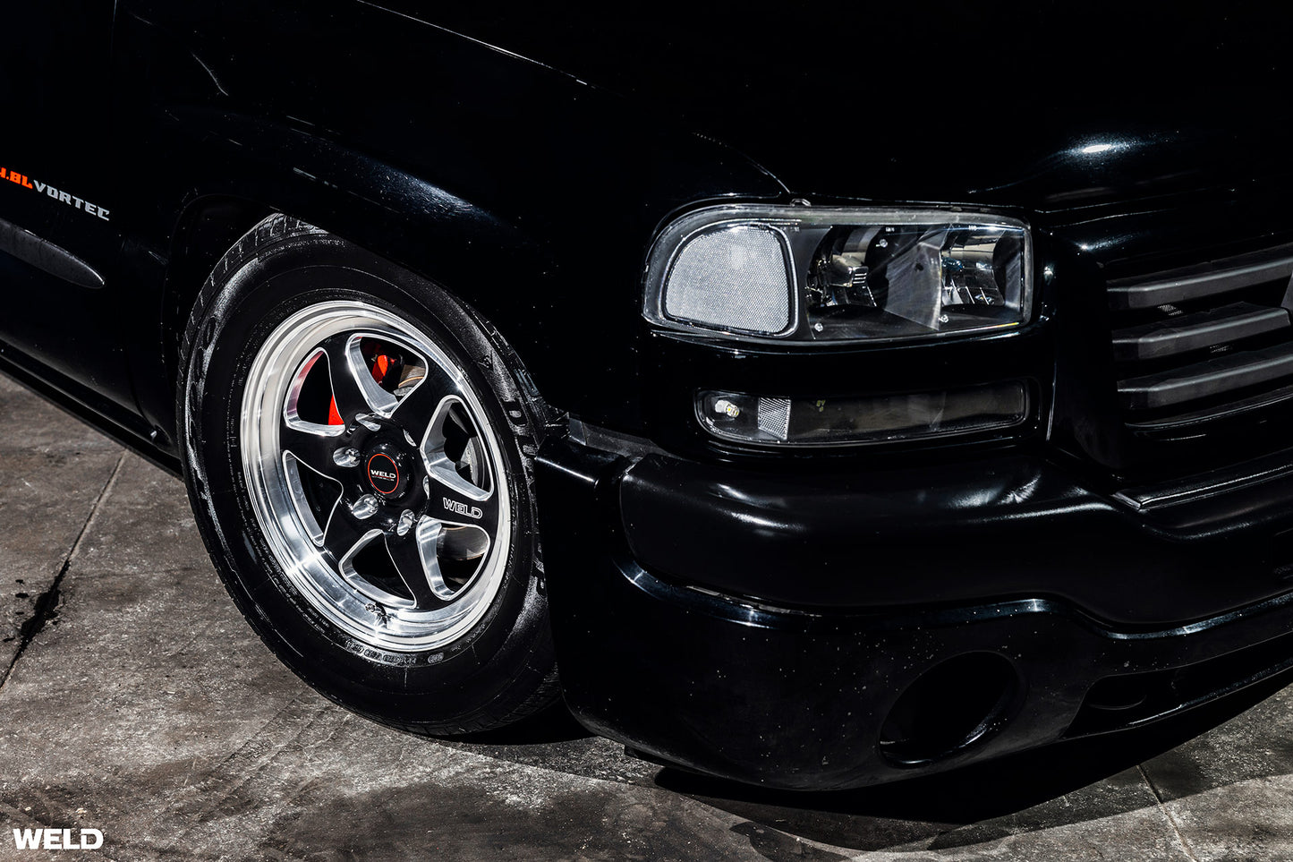 Weld Performance Ventura 6 Drag Gloss Black Wheels