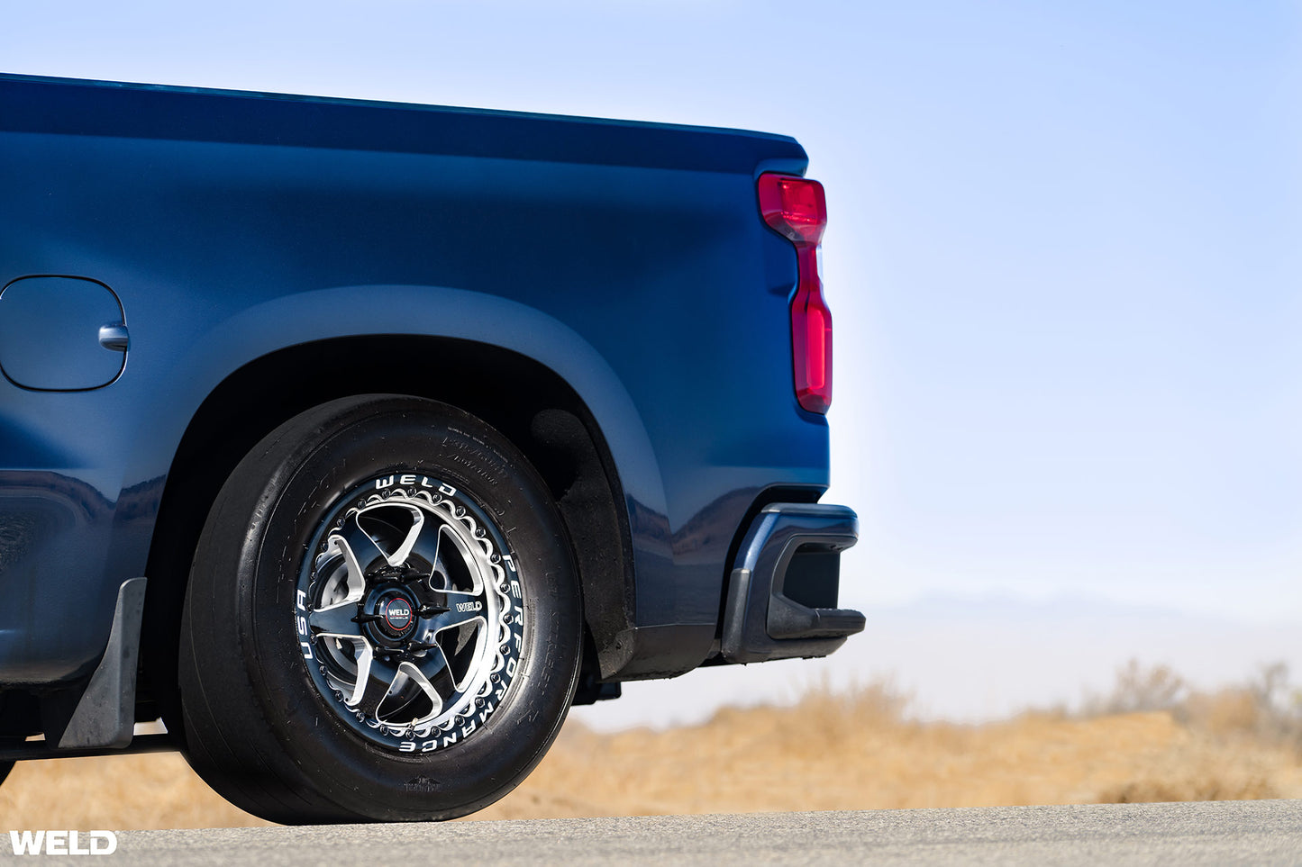 Weld Performance Ventura 6 Drag Gloss Black Wheels