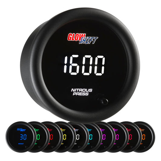 10 Color Digital Nitrous Pressure Gauge GS-TCD14