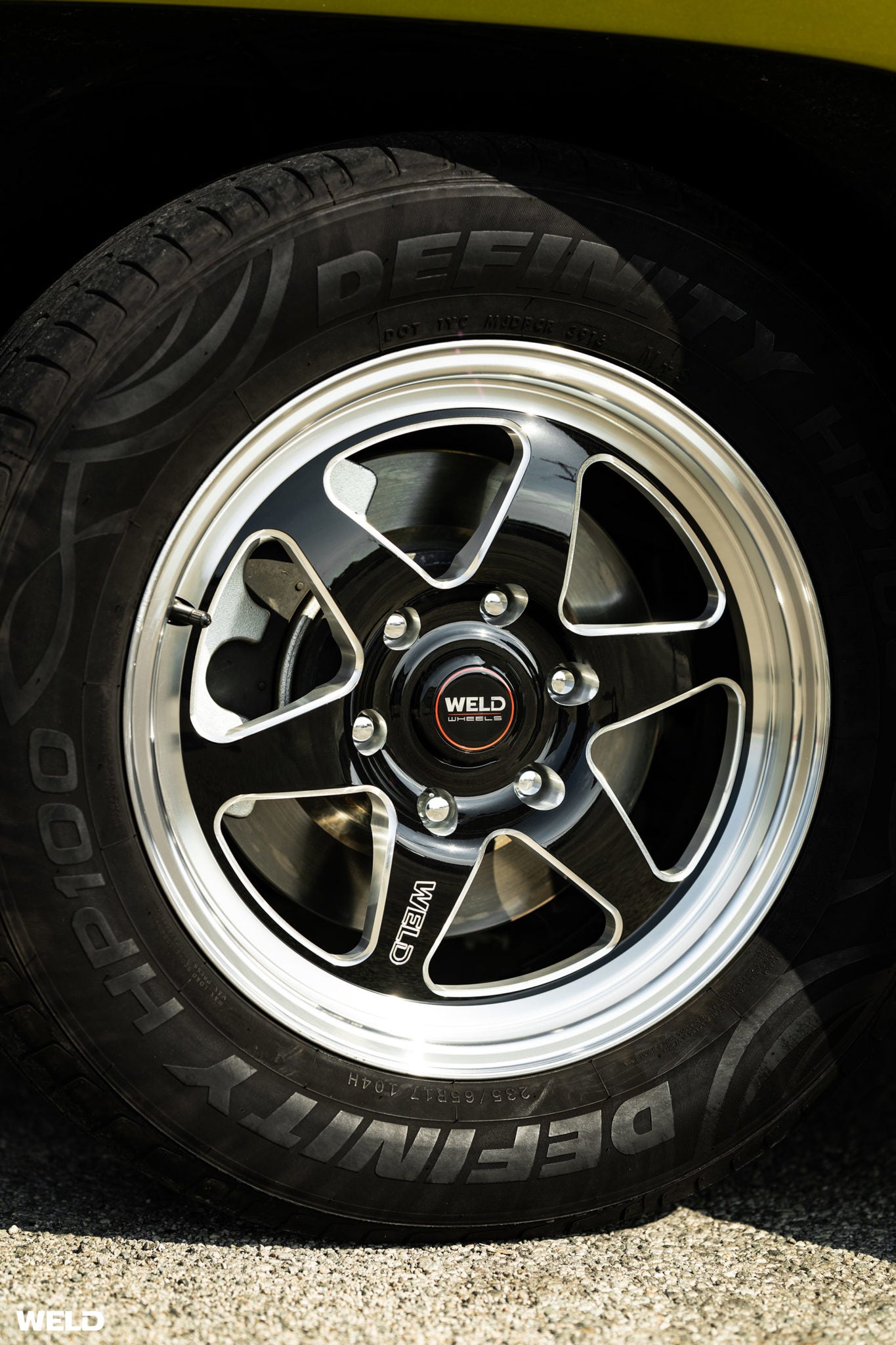 Weld Performance Ventura 6 Drag Gloss Black Wheels