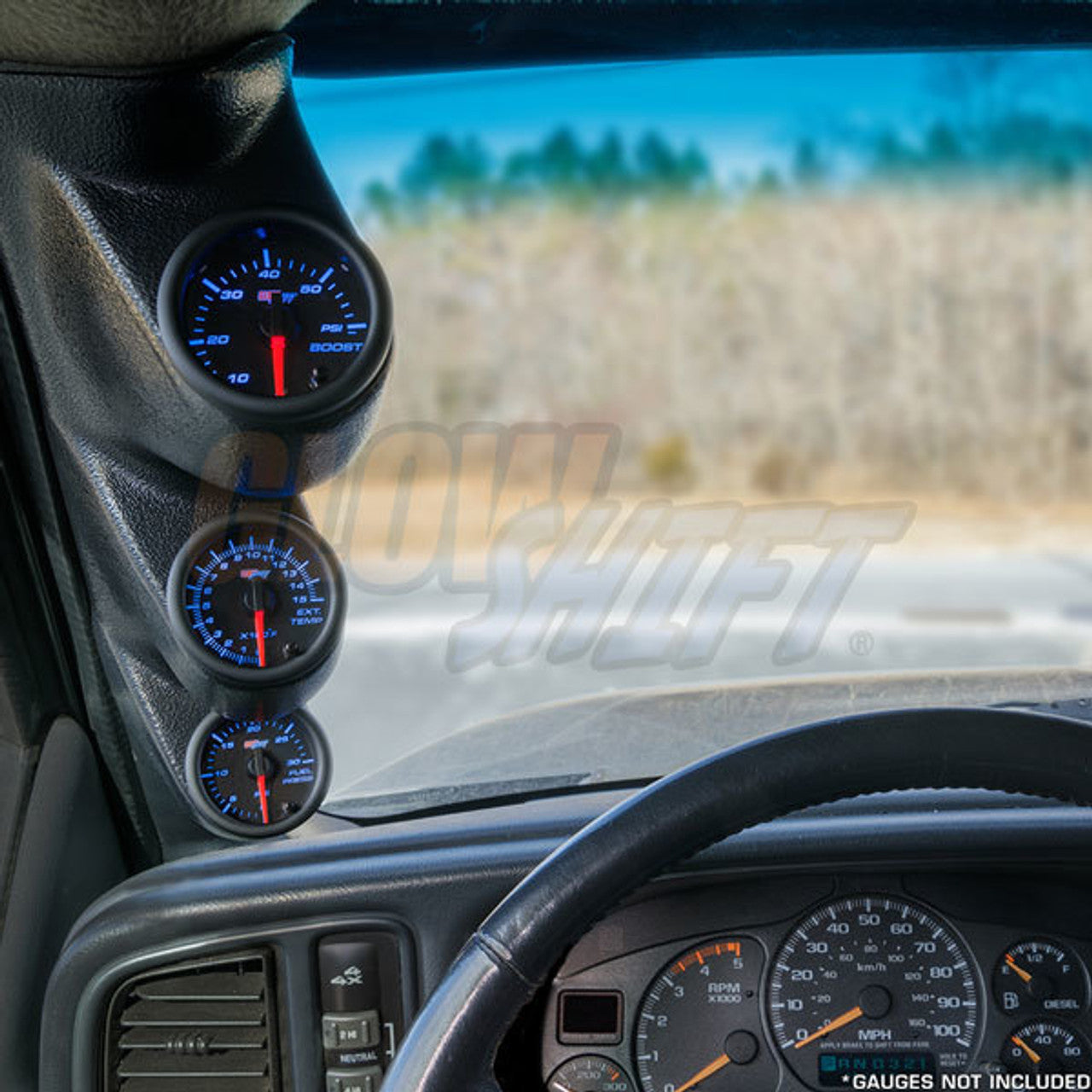 Triple Pillar Gauge Pod for 2000-2006