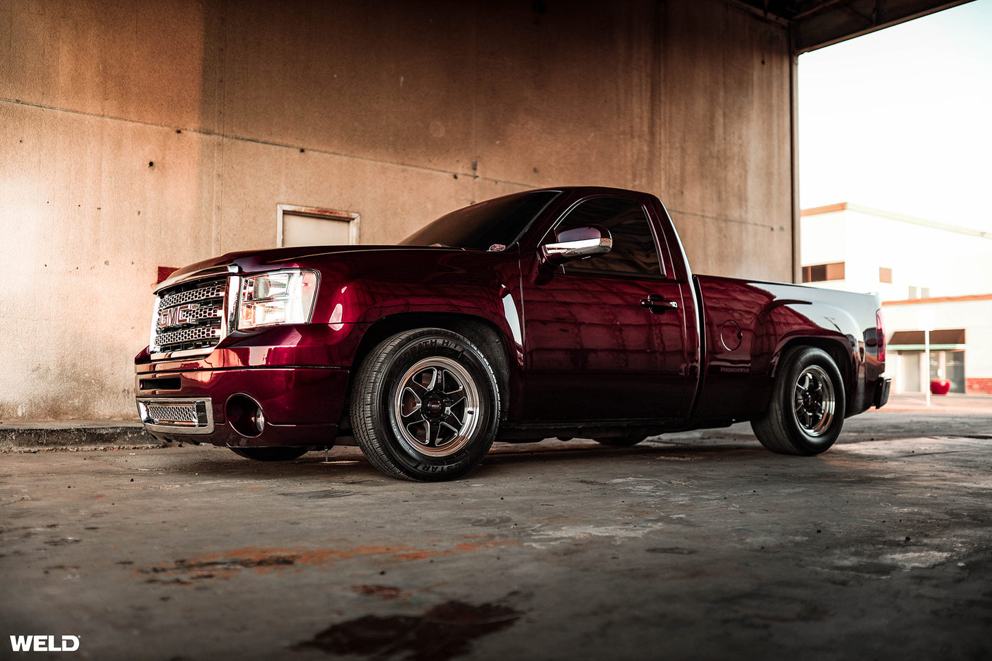 Weld Performance Ventura 6 Drag Gloss Black Wheels