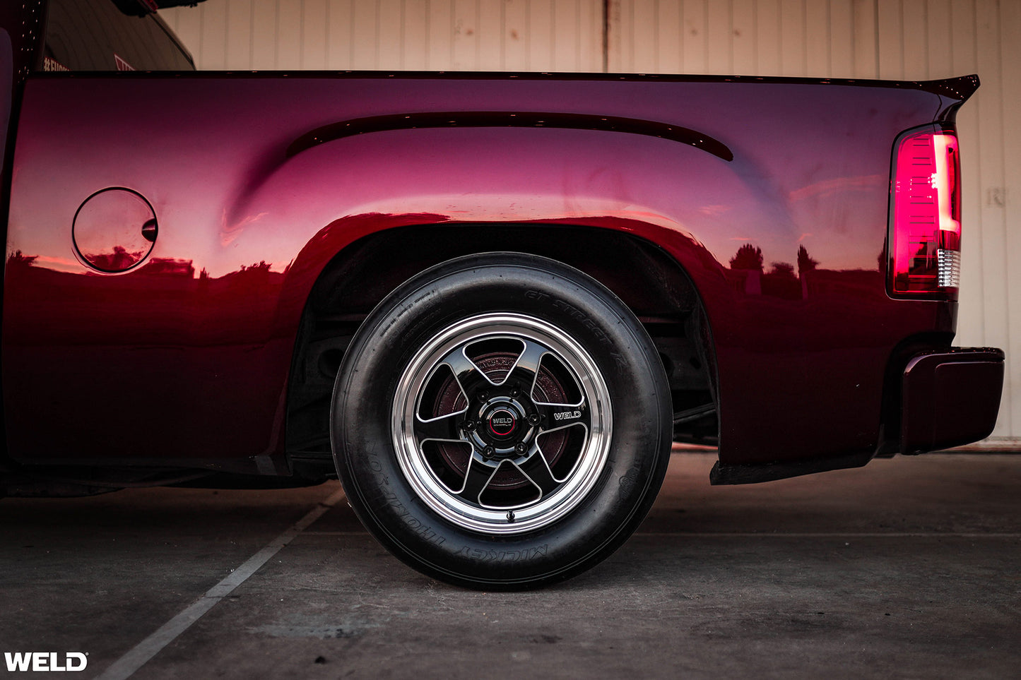 Weld Performance Ventura 6 Drag Gloss Black Wheels