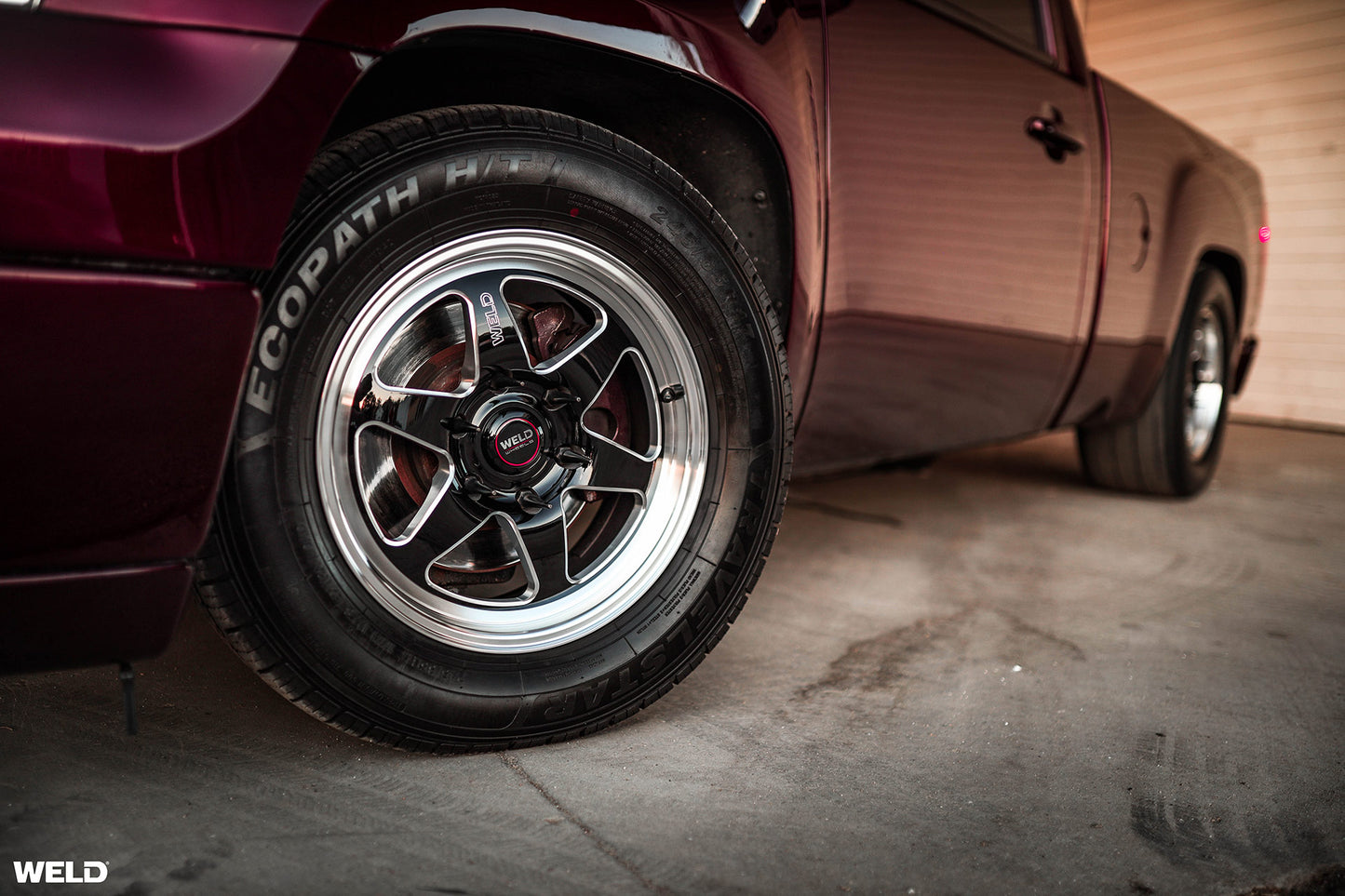 Weld Performance Ventura 6 Drag Gloss Black Wheels