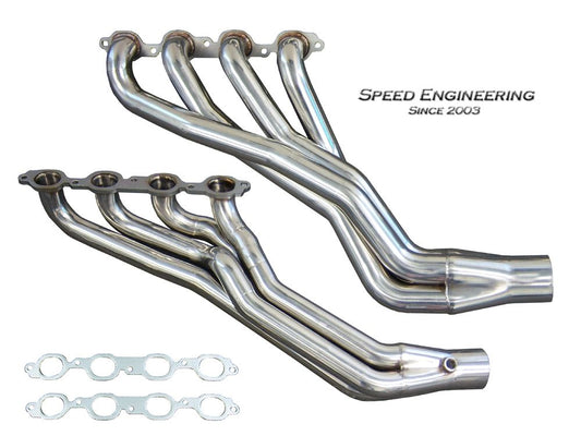 Speed Engineering Headers Silverado & Sierra 1 7/8" Longtube Headers 2014-2018 (5.3L, 6.2L) Truck & SUV