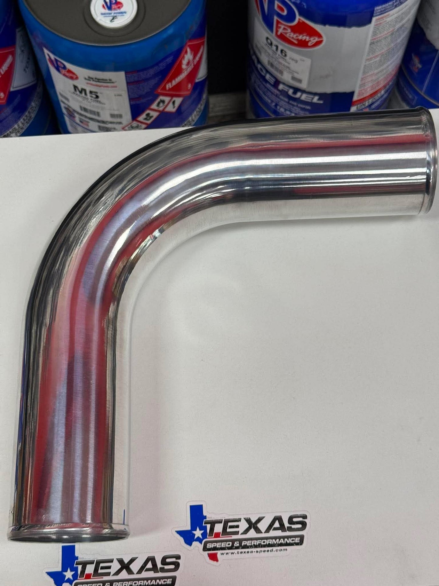 Mandrel Bent Aluminum 90° Bend, 3.5"