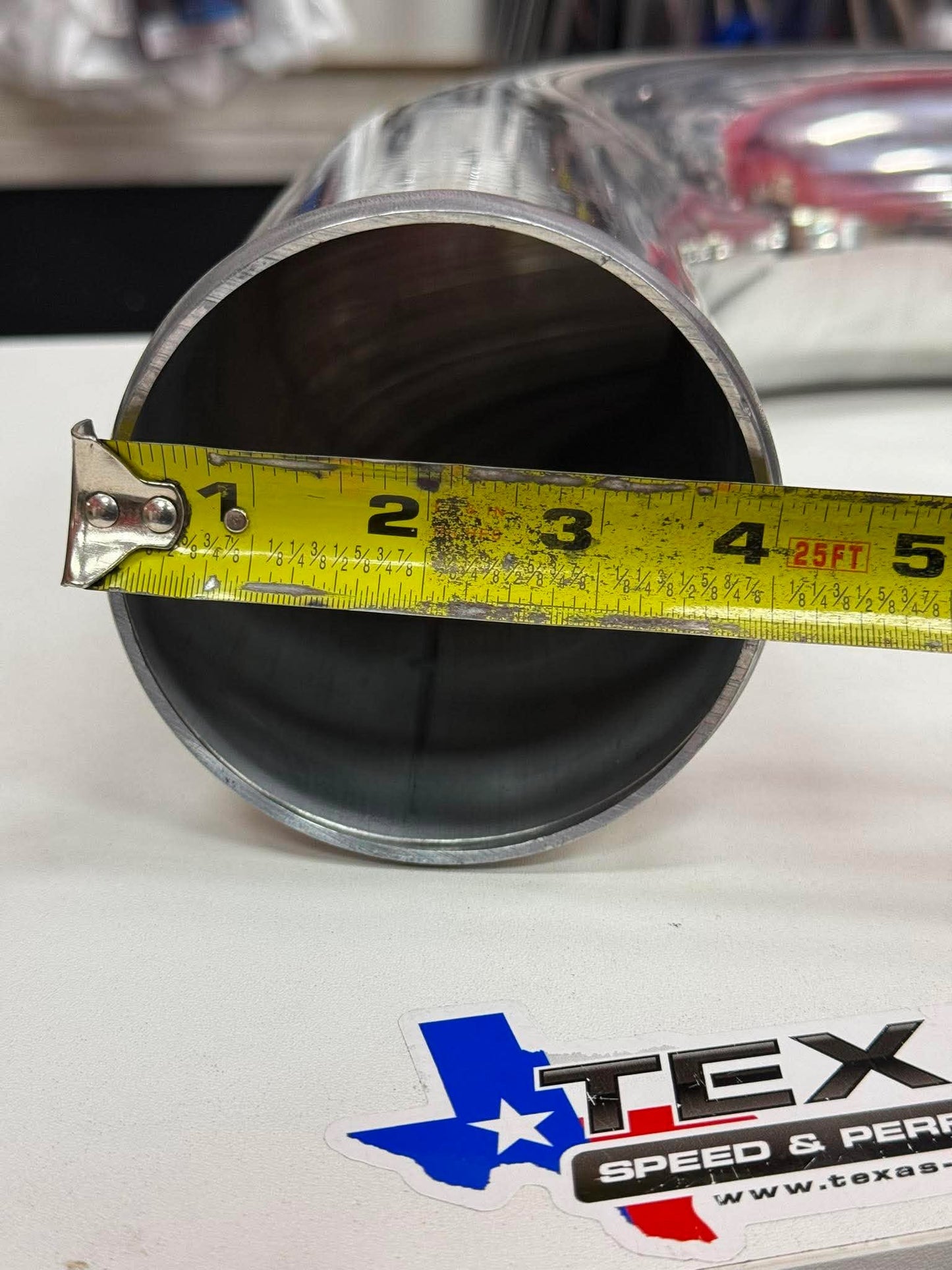Mandrel Bent Aluminum 45° Bend, 4.0"
