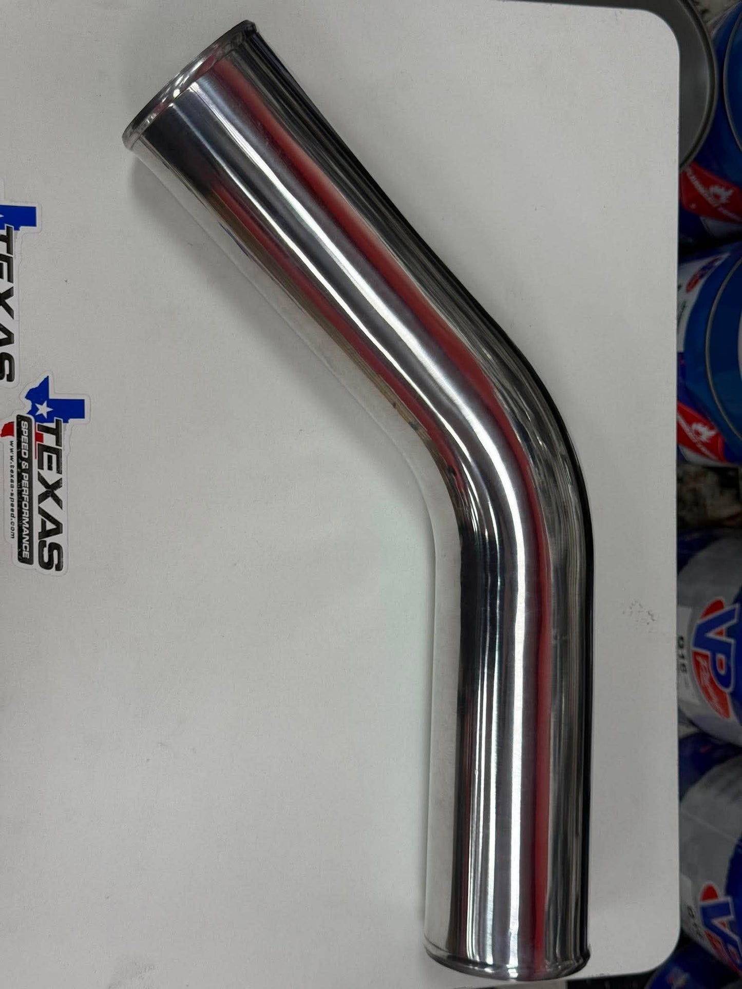 Mandrel Bent Aluminum 45° Bend, 4.0"