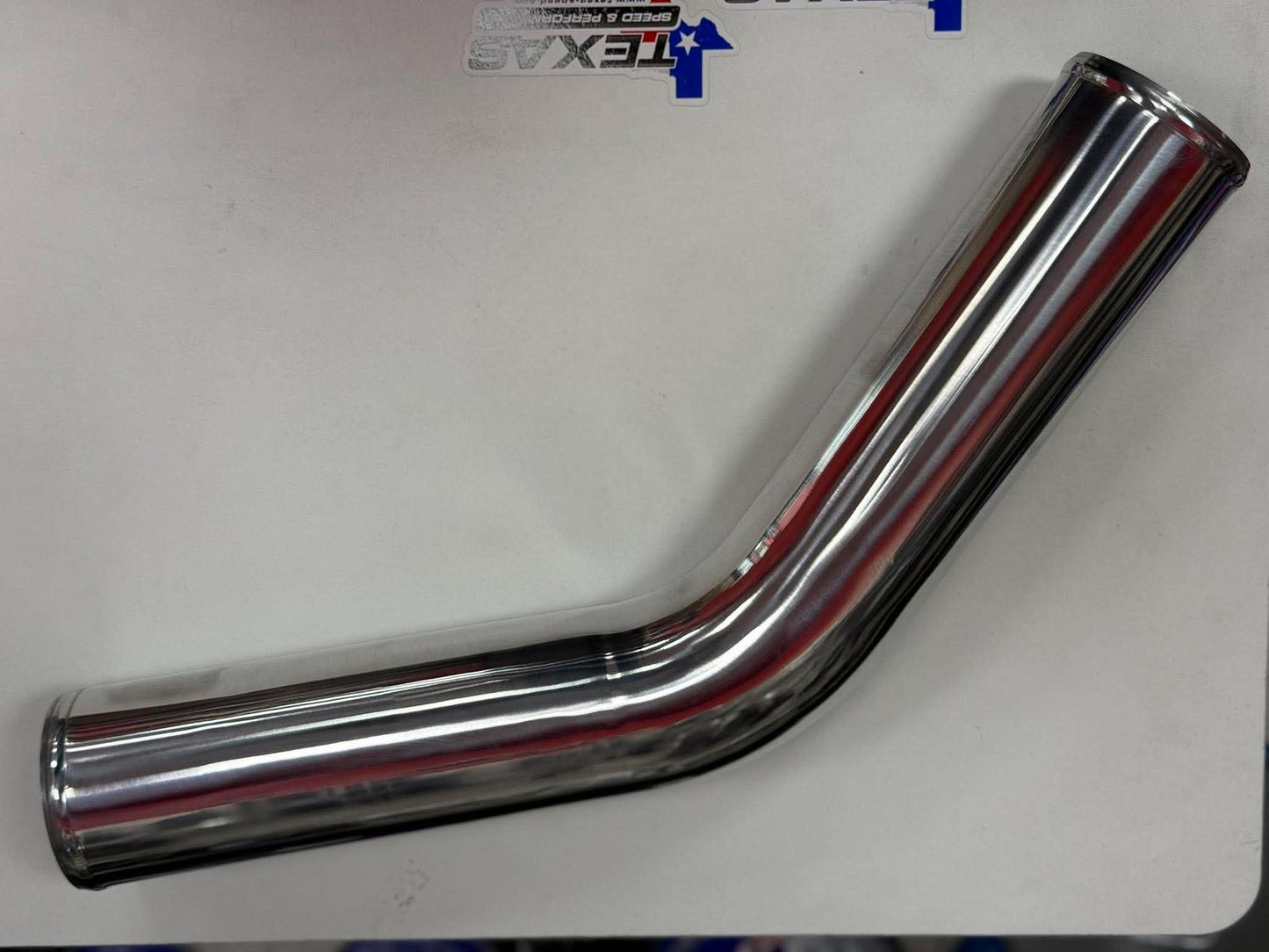 Mandrel Bent Aluminum 45° Bend, 3.5"