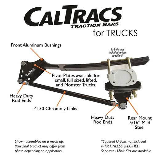 CalTracs Traction Bars 1999-2018 GM Trucks