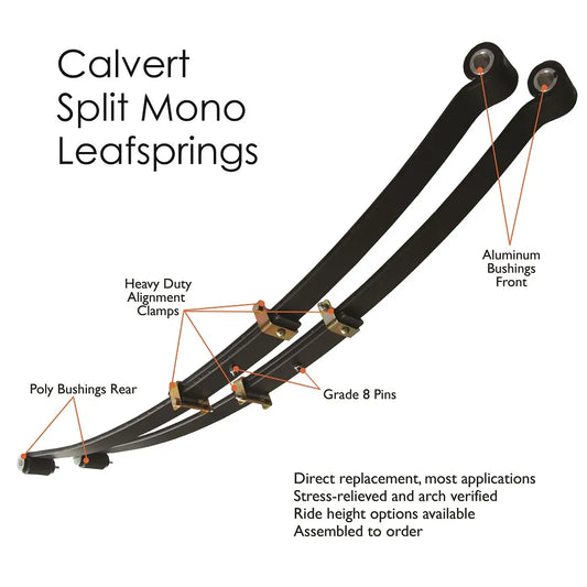 SPLIT MONO LEAFSPRINGS/PAIR 1500 SERIES TRUCKS